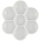 Creative Mark Glazed Flower Palette Porcelain Paint Palette Tray for Watercolor, Gouache, Color-Mixing - Paint Tray for artists - 1 Pack